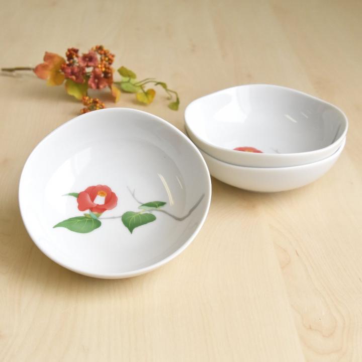 (日々と椿) 小鉢 3枚組 *特別限定商品*