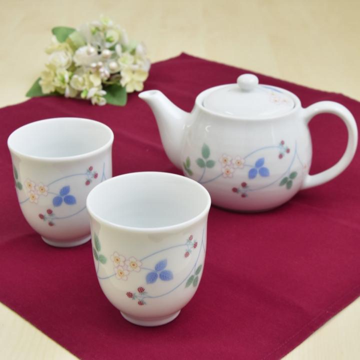(野いちご)二人用 茶器セット*特別限定商品*