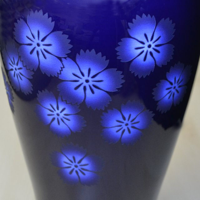 （ブラストなでしこ）花瓶　*WEB陶器市限定商品*2