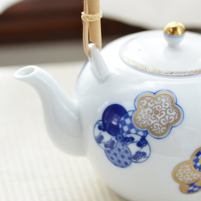 【染錦梅花祥瑞】高級茶器セット2