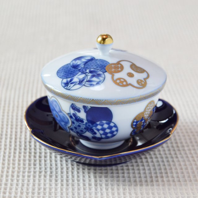 【染錦梅花祥瑞】高級茶器セット5