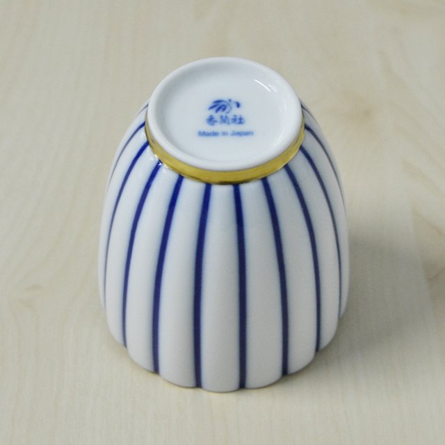 青藍縞紋）茶器セット«涼やかなブルーのうつわ|有田焼の老舗-香蘭社 
