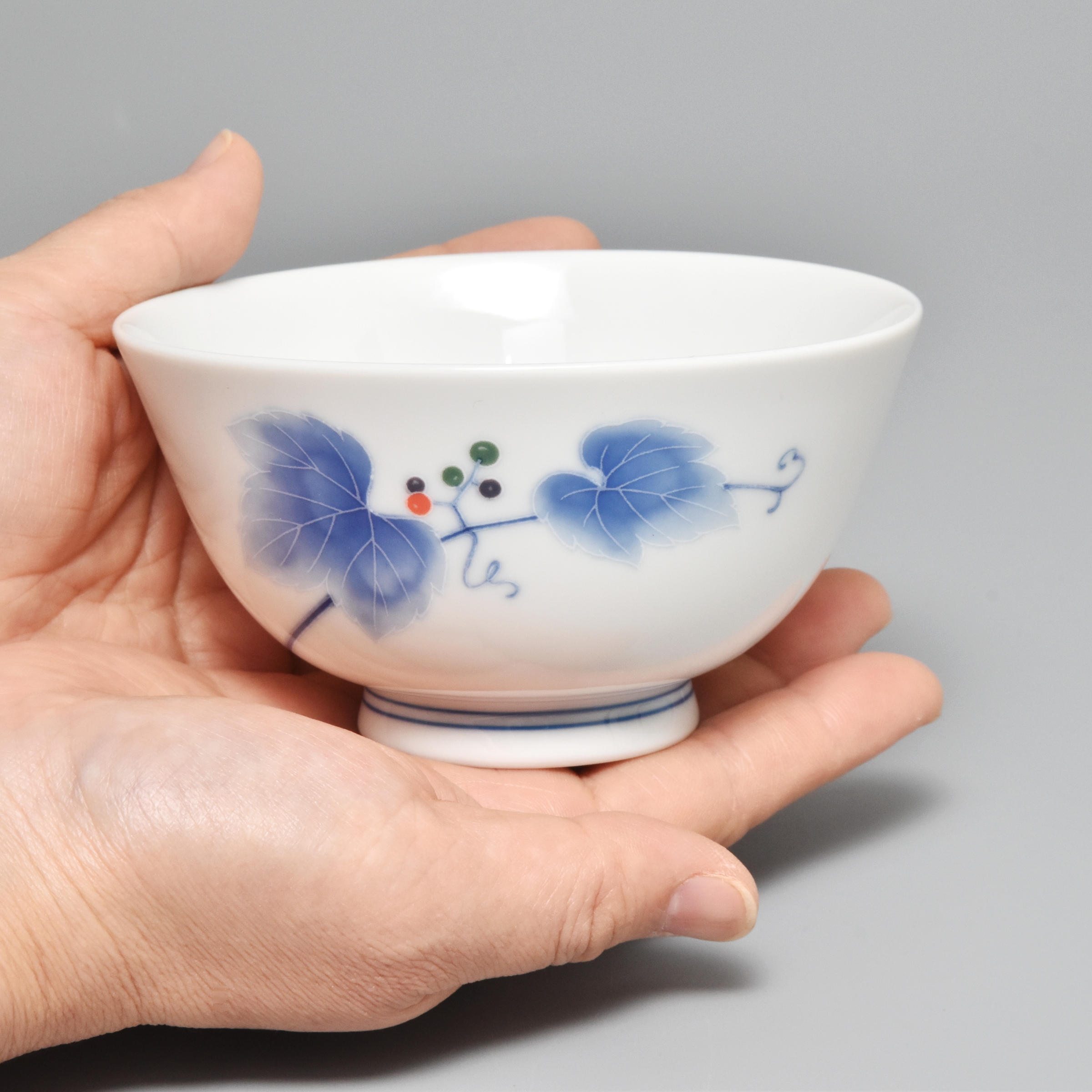 香蘭社 】ご飯茶碗 オーキッドレース 5客セット 陶磁器 - 食器